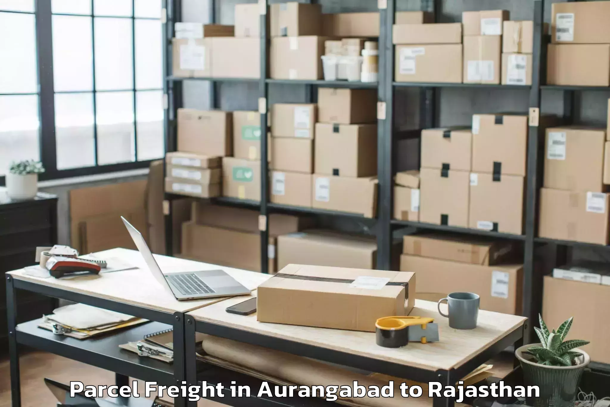 Trusted Aurangabad to Nims University Jaipur Parcel Freight